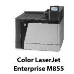 hp colorLaserJet enterprise m855