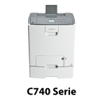 lexmark  C740 serie